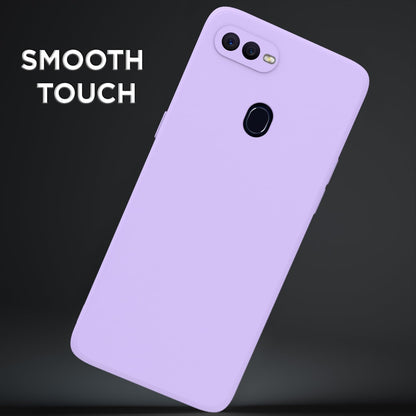 Pikkme Oppo F9 Pro/Realme 2 Pro/Realme U1 Liquid Silicone Back Cover | Purple
