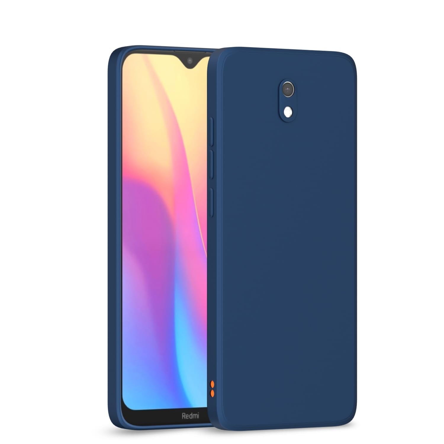 Pikkme  Redmi 8A  Liquid Silicone Back Cover - Blue