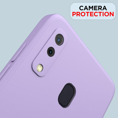 Pikkme Samsung Galaxy A20 / A30 / M10s Liquid Silicone Back Cover | Purple