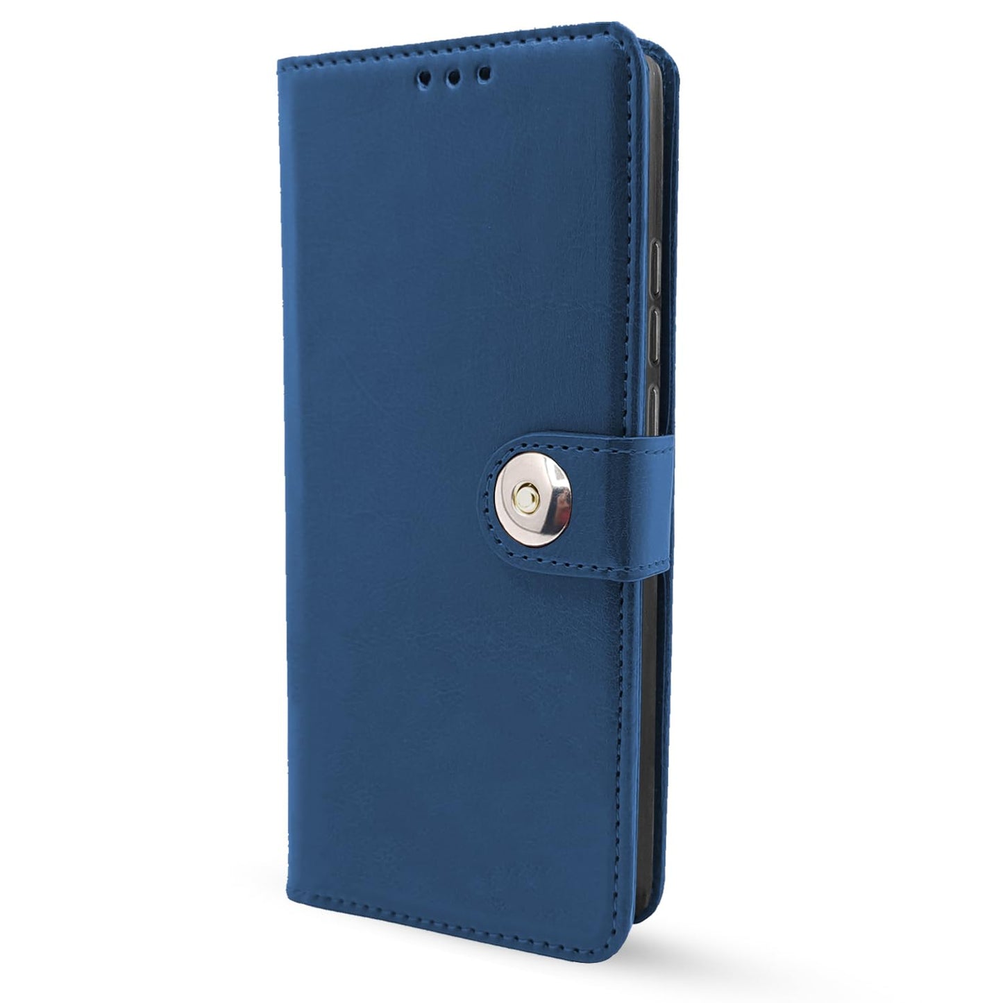 Pikkme Vivo Y03 4G Button Flip Cover (Blue)