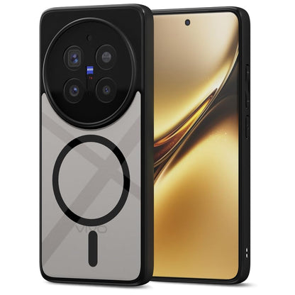 Black mag-safe mobile back cover for Vivo X200 Pro 5G – Pikkme