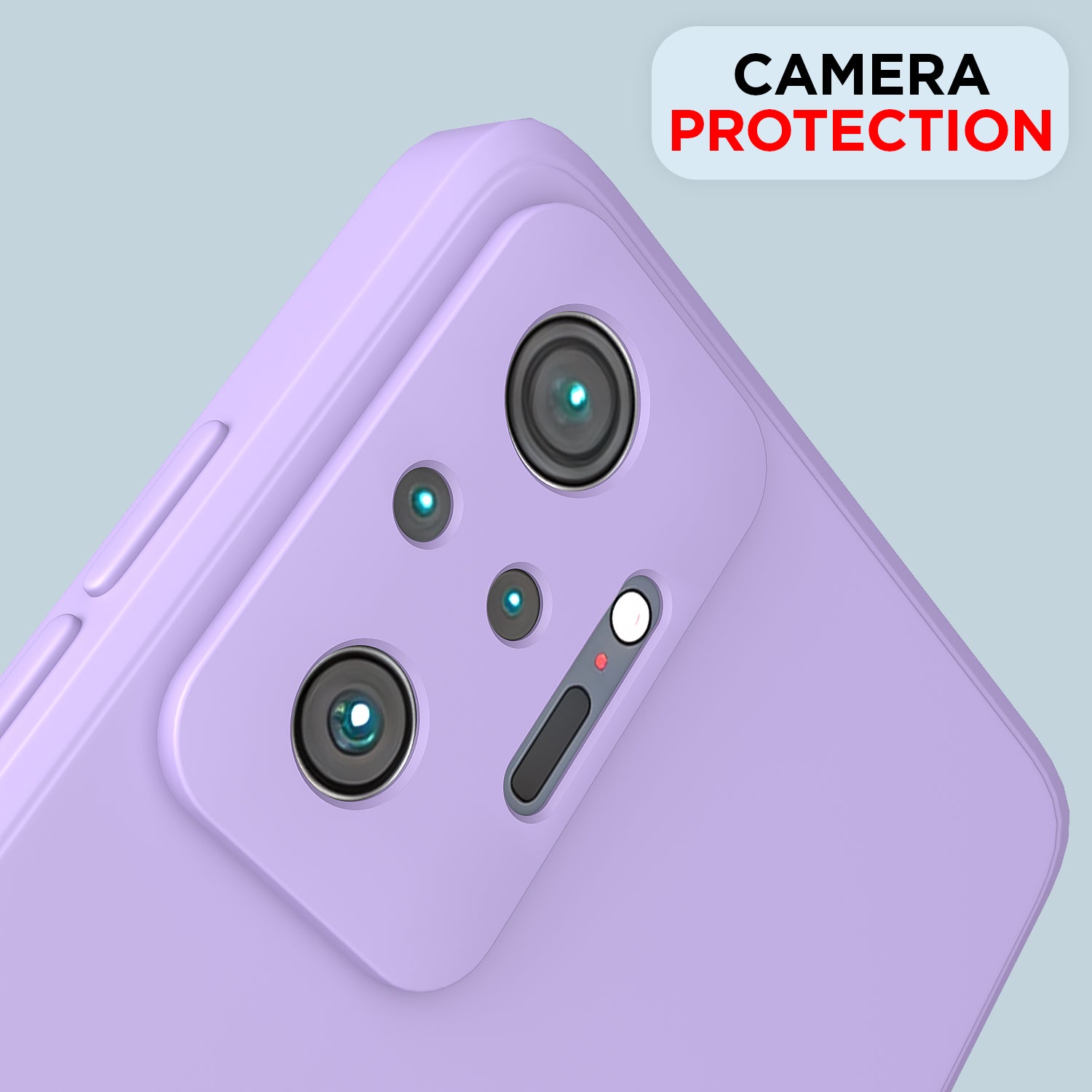 Pikkme Mi Redmi Note 10 Pro / Note 10 Pro Max Soft Matte Liquid Silicone Back Cover (Purple)