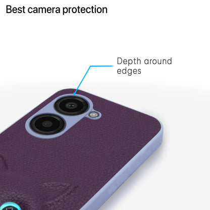 Pikkme Realme 10 4G Kitty Back Cover (Purple)