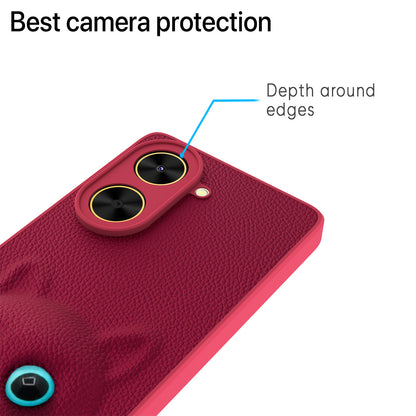 Pikkme Poco C71 / Redmi A5 Kitty Back Cover (Pink)