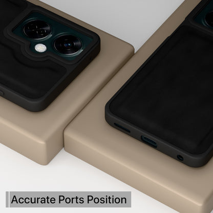 Pikkme OnePlus Nord Ce 3 Lite 5G Premium Super Soft-Touch Leatherback Case (Black)