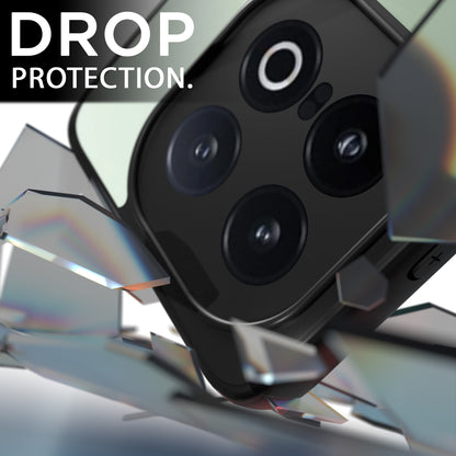 Pikkme iQOO 13 5G Eagle 2 Mag-Safe Shockproof Hard Transparent Back Cover (Black)