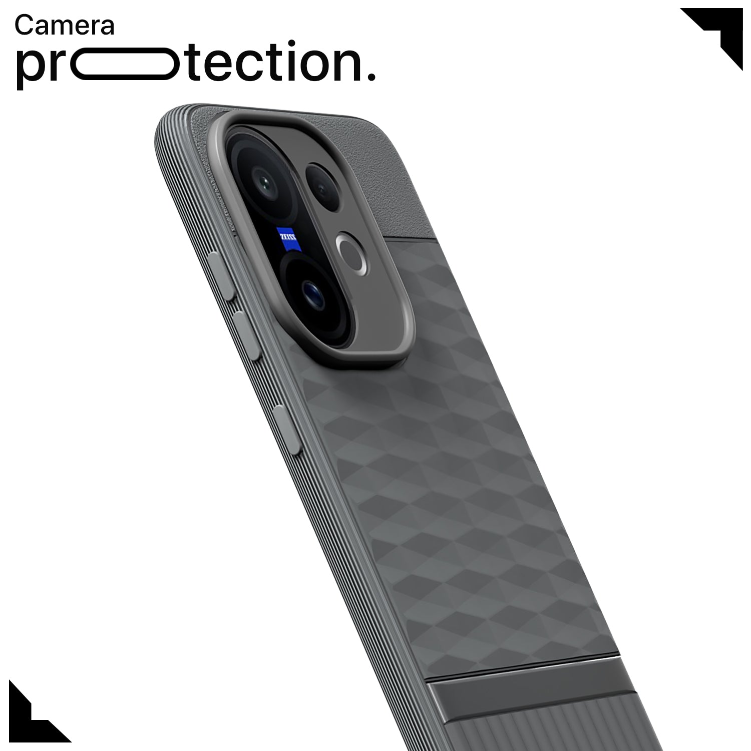 Vivo V60/T4 Pro 5G Gencase mobile back cover in grey by Pikkme – photo 5