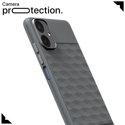 Pikkme Samsung Galaxy M07 / A07 / F07  Shockproof Soft Flexible Gencase Back cover (Grey)
