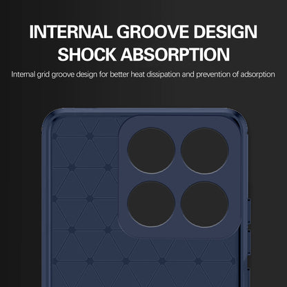 Pikkme Motorola Moto Edge 60 Pro 5G  Hybrid Carbon Fiber Back Cover (Blue)