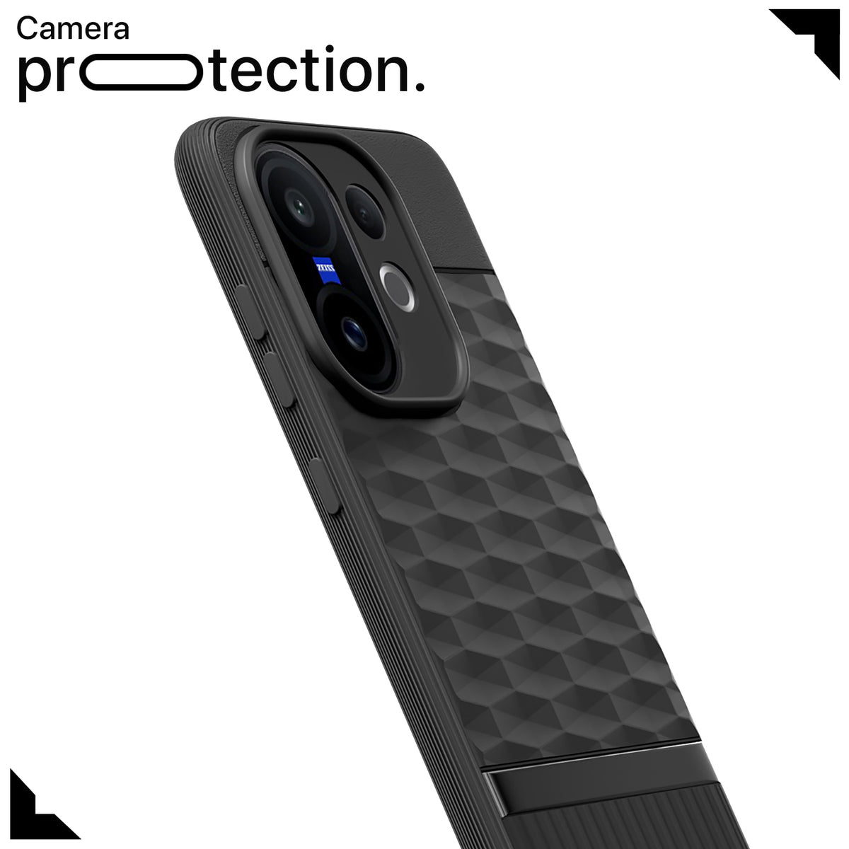 Vivo V60/T4 Pro 5G Gencase mobile cover in black by Pikkme – photo 5