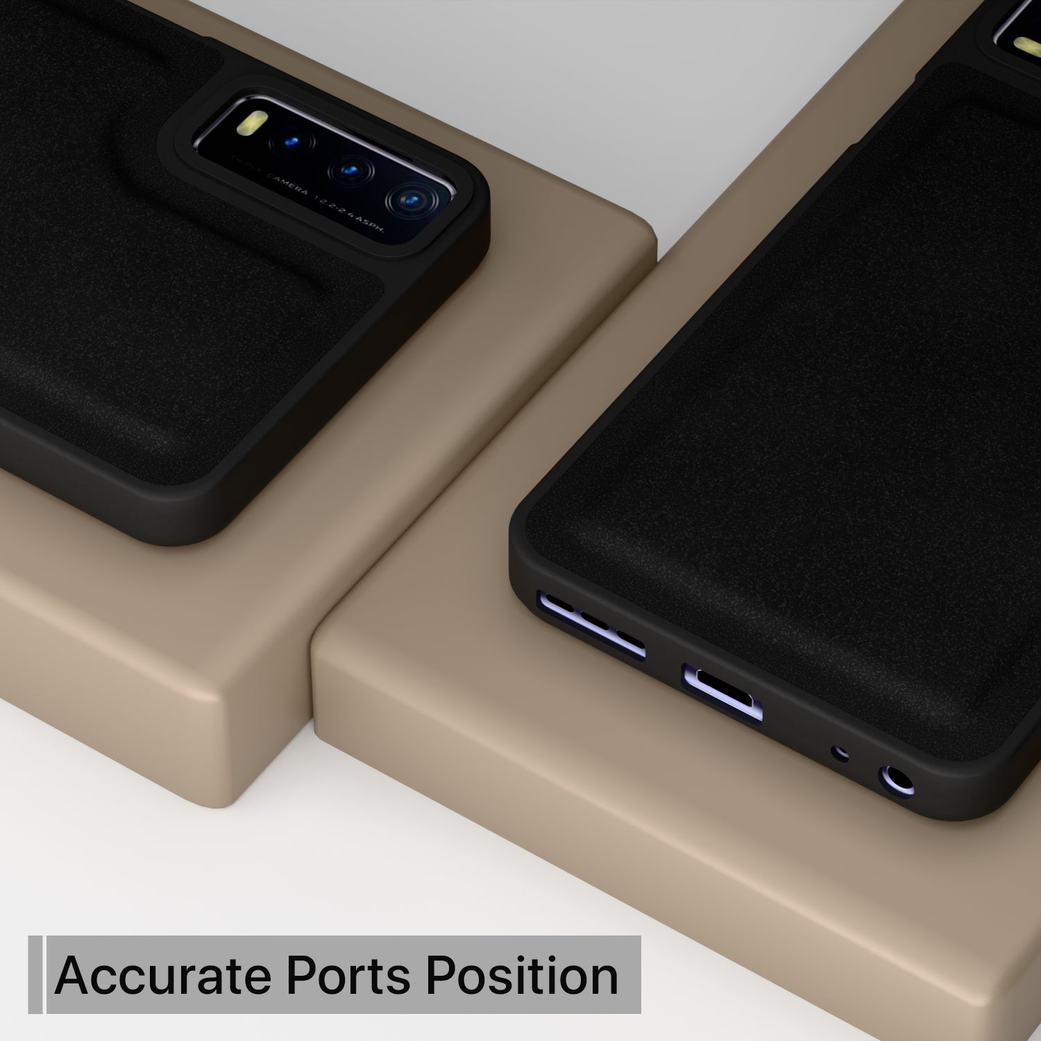 Pikkme Vivo Y12s / Y20 / Y20i / Y20G Premium Leatherback Case (Black)