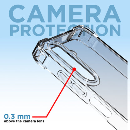 Pikkme Samsung Galaxy A16 5G  PC + TPU Crystal Clear Transparent Back Cover (Transparent)