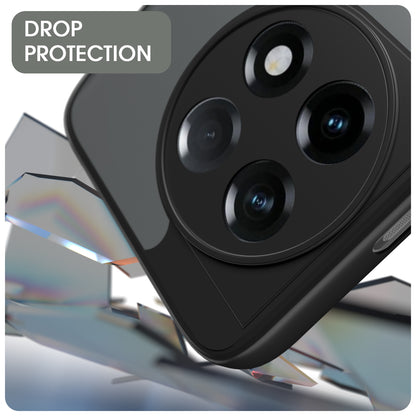 Pikkme OnePlus 11R 5G Eagle 2 Mag-Safe Smoke Shockproof Hard Transparent Back Cover (Black)