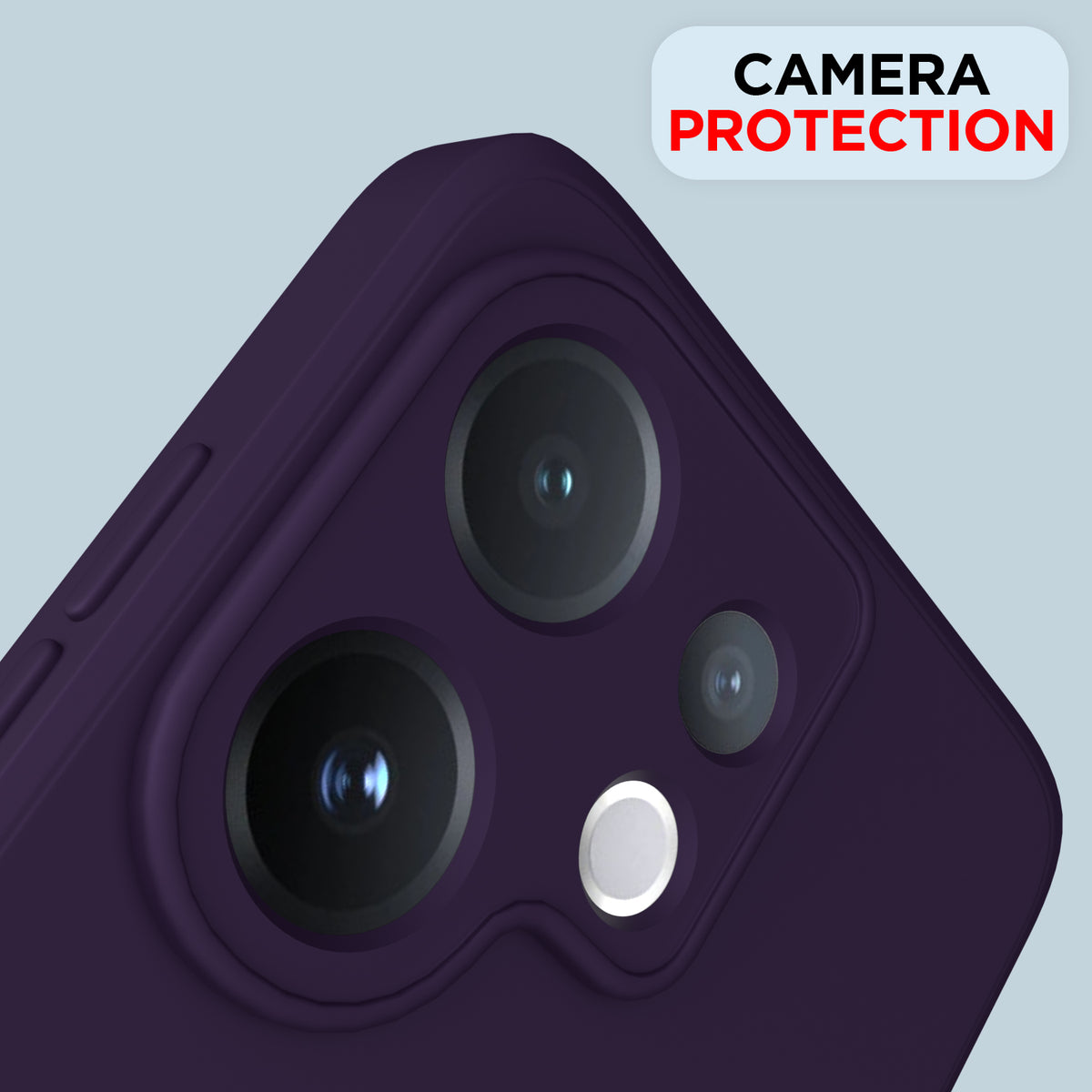 Purple Liquid Silicone back cover for Vivo V60/T4 Pro 5G – Pikkme – photo 5