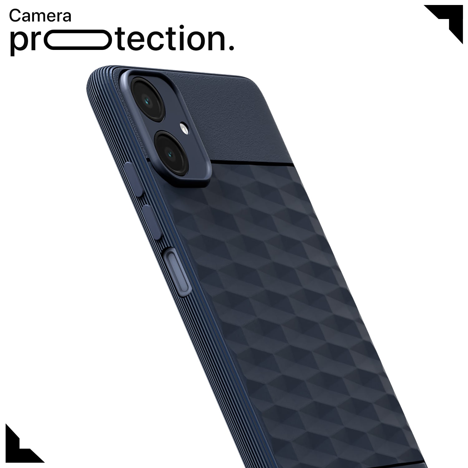 Pikkme Samsung Galaxy M07 / A07 / F07  Shockproof Soft Flexible Gencase Back cover (Blue)