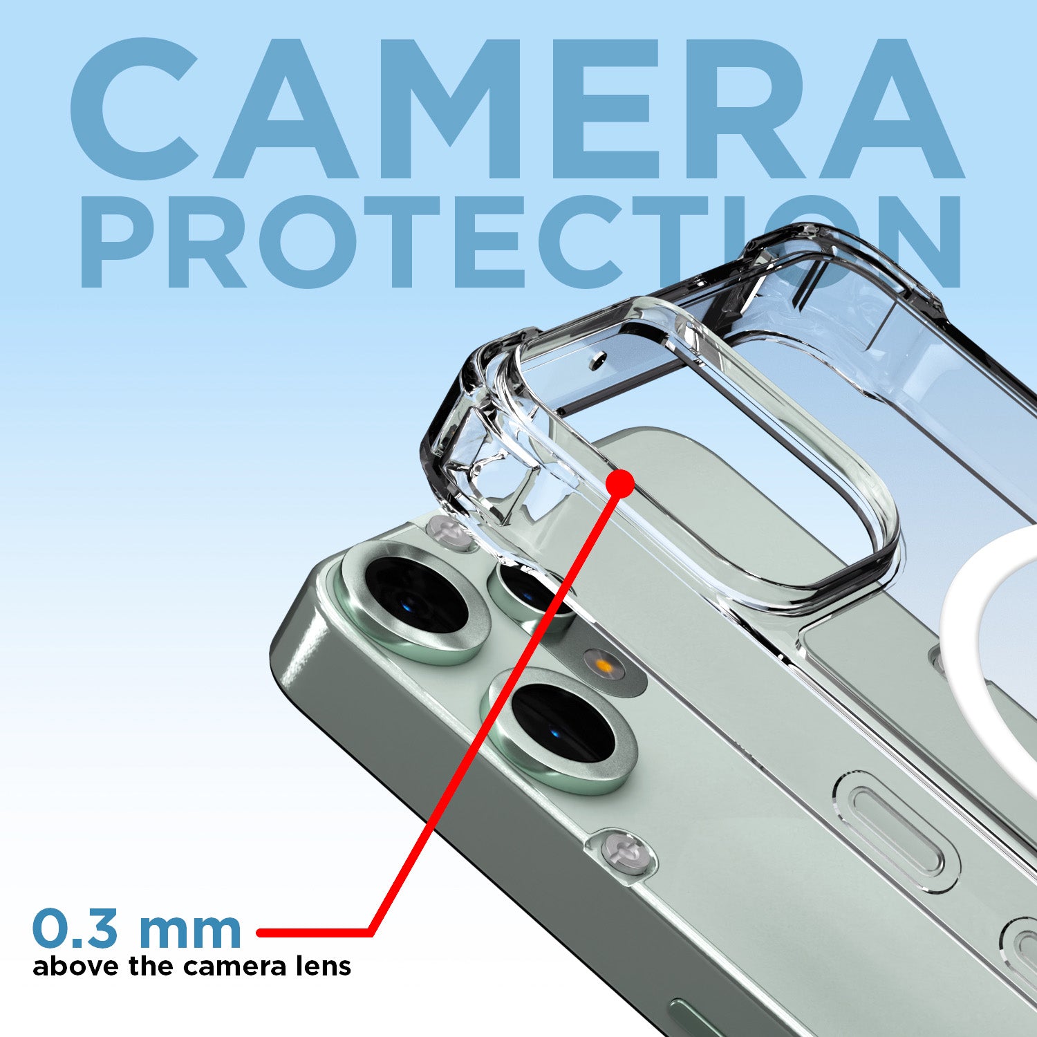 Pikkme CMF Phone 2 Pro 5G Mag-Safe Shockproof PC + TPU Back Cover (Transparent)