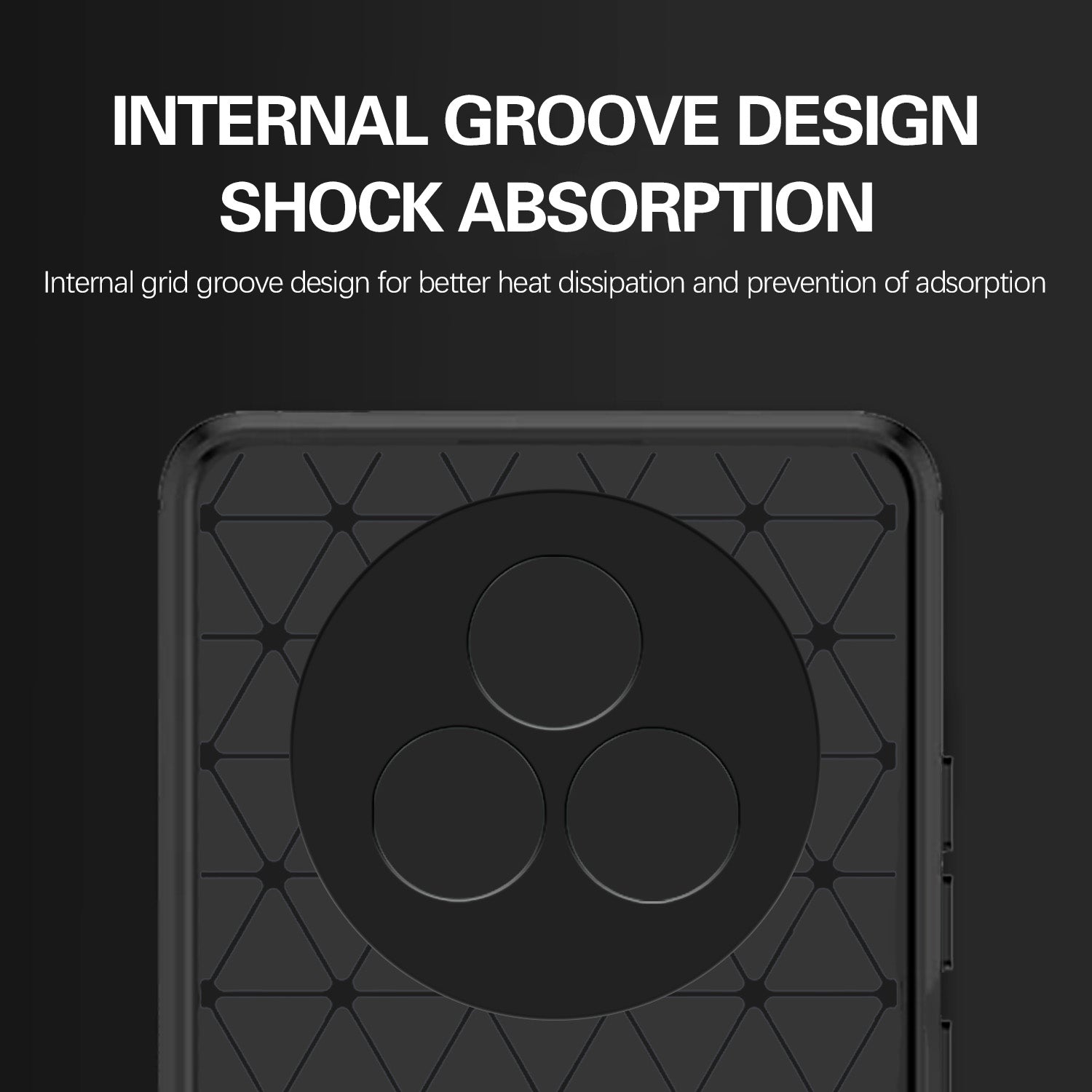 Pikkme Realme 14 Pro Plus 5G / Realme P3 Pro 5G  Hybrid Carbon Fiber Back Cover (Black)