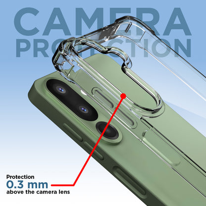 Pikkme Samsung Galaxy M36 5G  PC + TPU Crystal Clear Transparent Back Cover (Transparent)