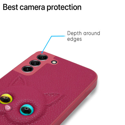 Pikkme Samsung Galaxy S21 Fe 5G Kitty Back Cover (Pink)