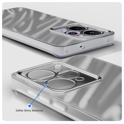 Pikkme Realme 15 Pro 5G Swirl Design Silver Forest Back Cover  (Silver)
