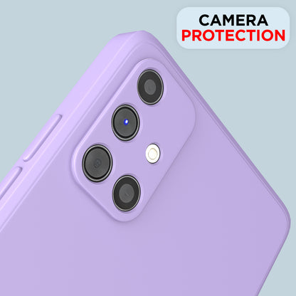 Pikkme Samsung Galaxy M51 Soft Matte Liquid Silicone Back Cover (Purple)
