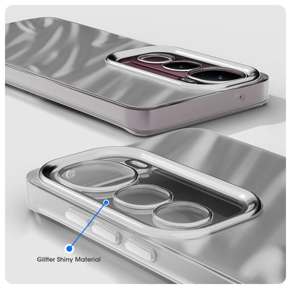 Pikkme Vivo Y400 Pro 5G Swirl Design Silver Forest Back Cover  (Silver)