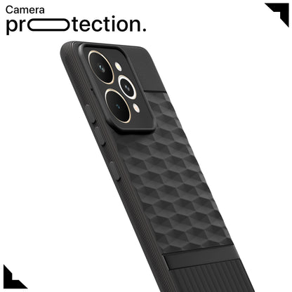 Pikkme Realme 15 Pro 5G Shockproof Soft Flexible Gencase Back cover (Black)
