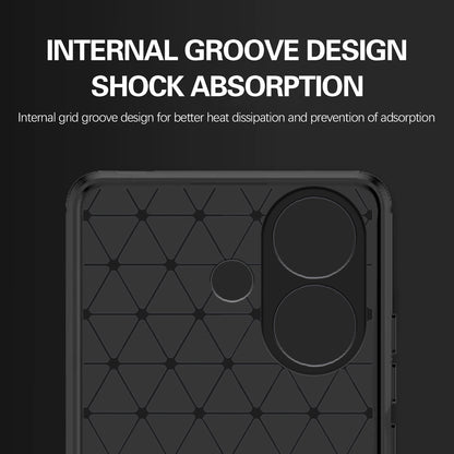 Pikkme Vivo V60 Lite 5G Hybrid Carbon Fiber Back Cover (Black)