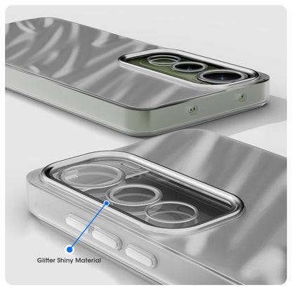 Pikkme Vivo Y400 5G Swirl Design Silver Forest Back Cover  (Silver)