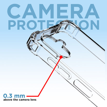 Pikkme Samsung Galaxy F06 5G / M06 5G  PC + TPU Crystal Clear Transparent Back Cover (Transparent)