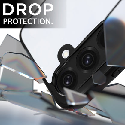 Pikkme Samsung Galaxy A36 5G Eagle 2 Mag-Safe Shockproof Hard Transparent Back Cover (Black)