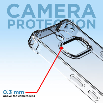 Pikkme Nothing Phone 3a Pro 5G PC + TPU Crystal Clear Transparent Back Cover (Transparent)