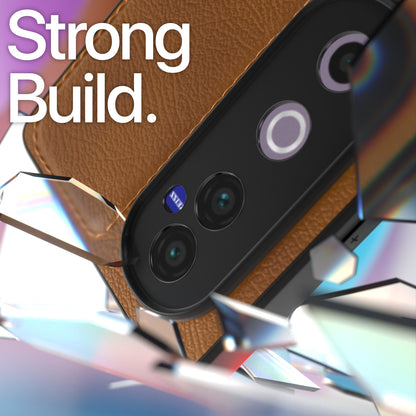 Pikkme Vivo V40 / V40 Pro / T3 Ultra 5G Leatherback Back Case | Brown