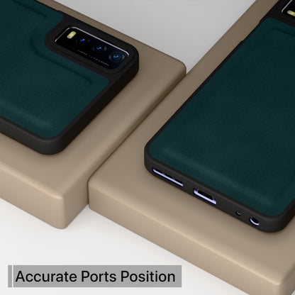Pikkme Vivo Y12s / Y20 / Y20i / Y20G Premium Leatherback Case (Green)