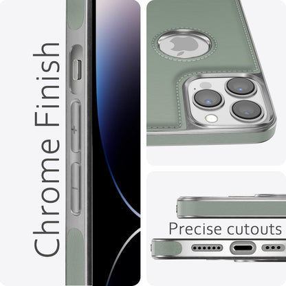Chrome green Leatherback mobile back cover for iPhone 14 Pro – Pikkme – photo 5