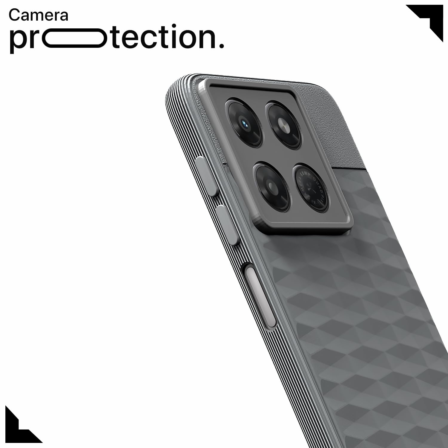 Moto G37 5G mobile cover in grey by Pikkme – photo 5