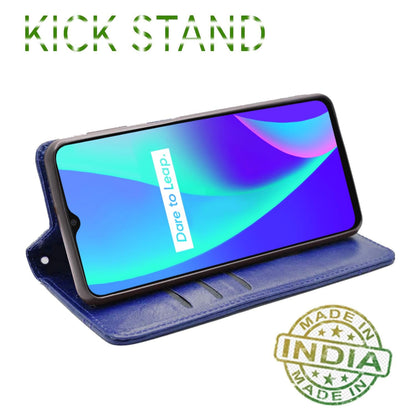 Blue mobile flip cover for Realme C12 – Pikkme – photo 4