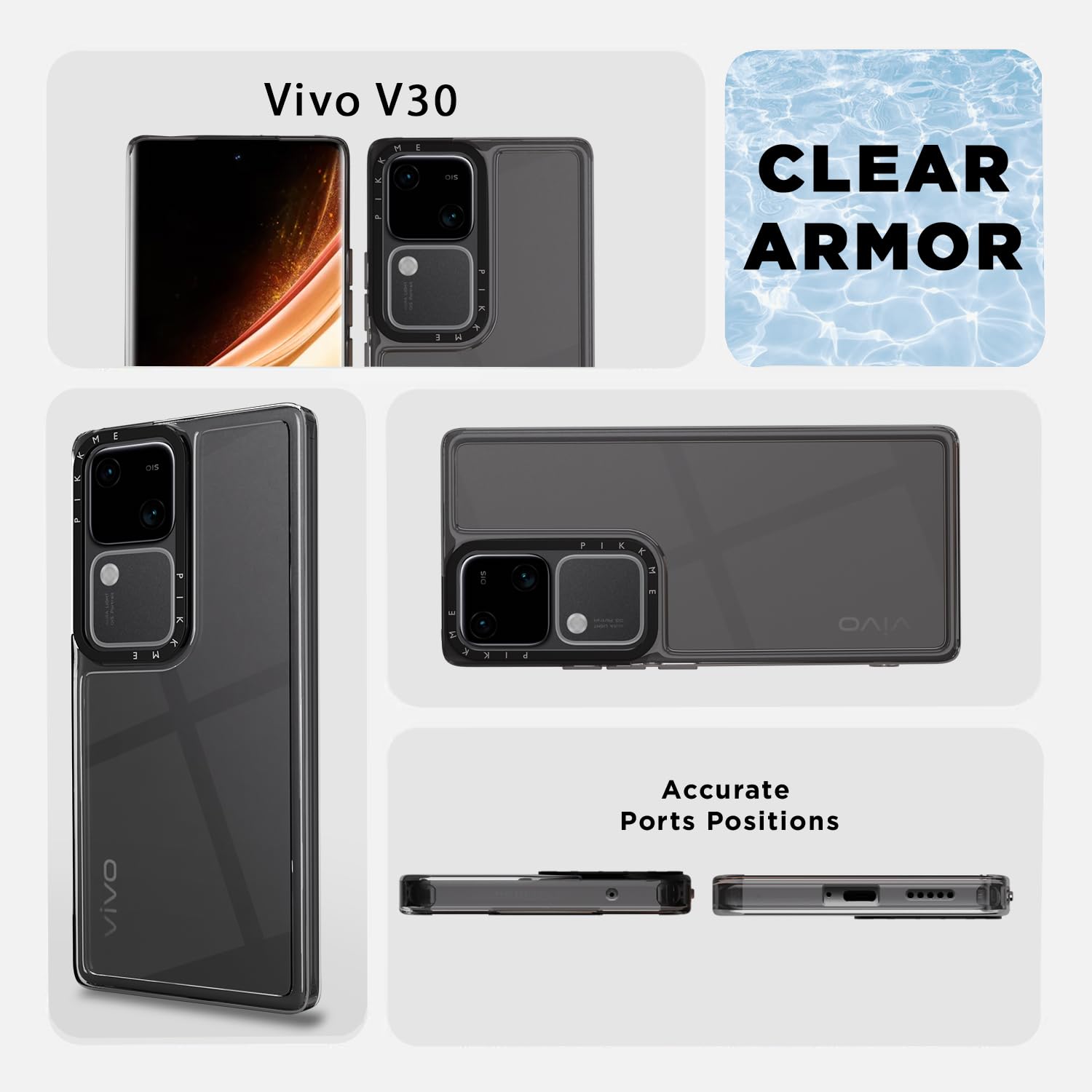Pikkme Vivo V30/V30 Pro 5G transparent phone cover – photo 6