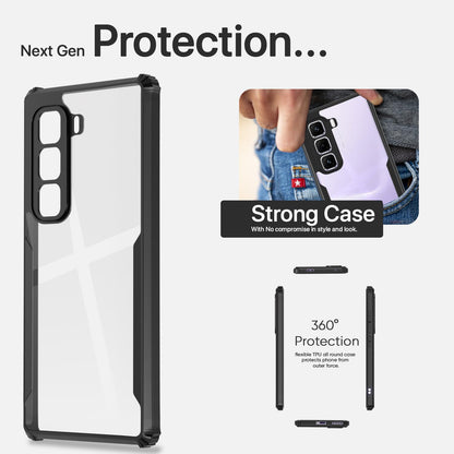 Pikkme Infinix Hot 50 Pro Plus Clear black mobile back cover – photo 7