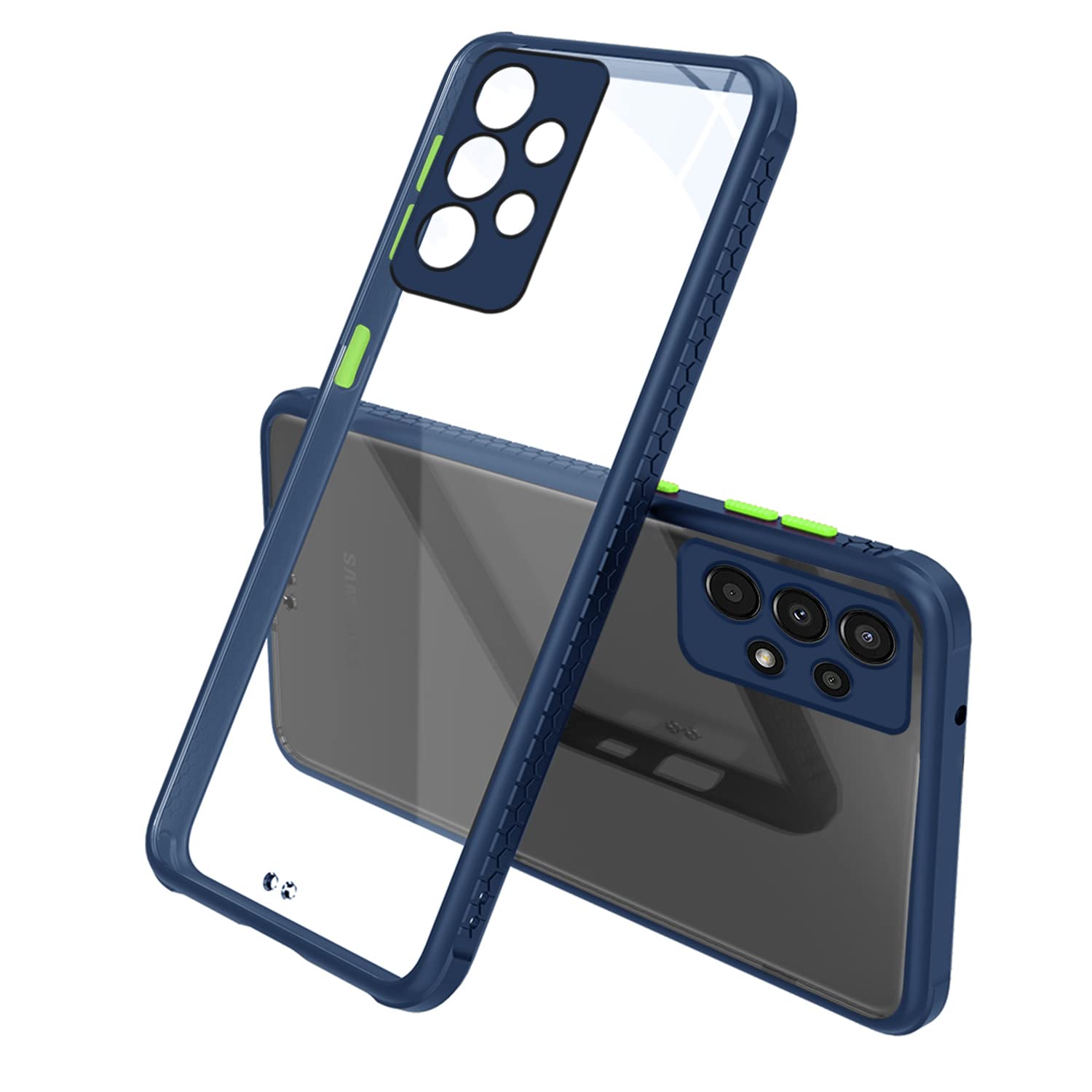 Samsung A33 5G mobile cover in blue by Pikkme