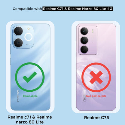Pikkme transparent mag-safe phone cover for Realme Narzo 80 Lite 4G/C71 5G – photo 4