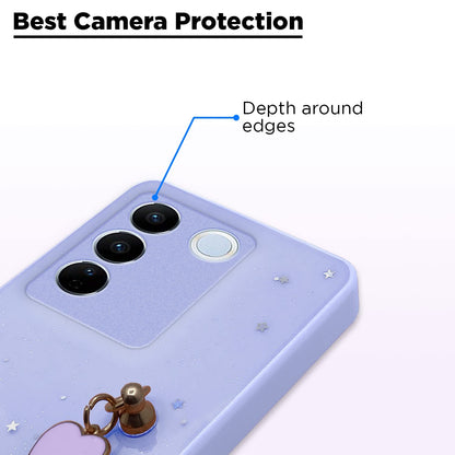 Vivo V27/V27 Pro 5G Chain phone cover in purple by Pikkme – photo 2