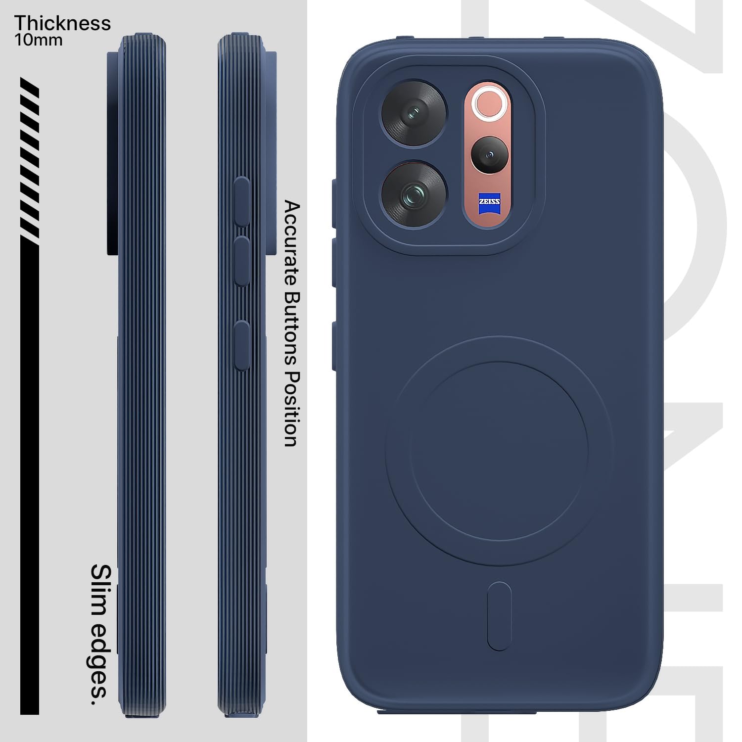 Blue mobile back cover for Vivo V70 5G – Pikkme – photo 3