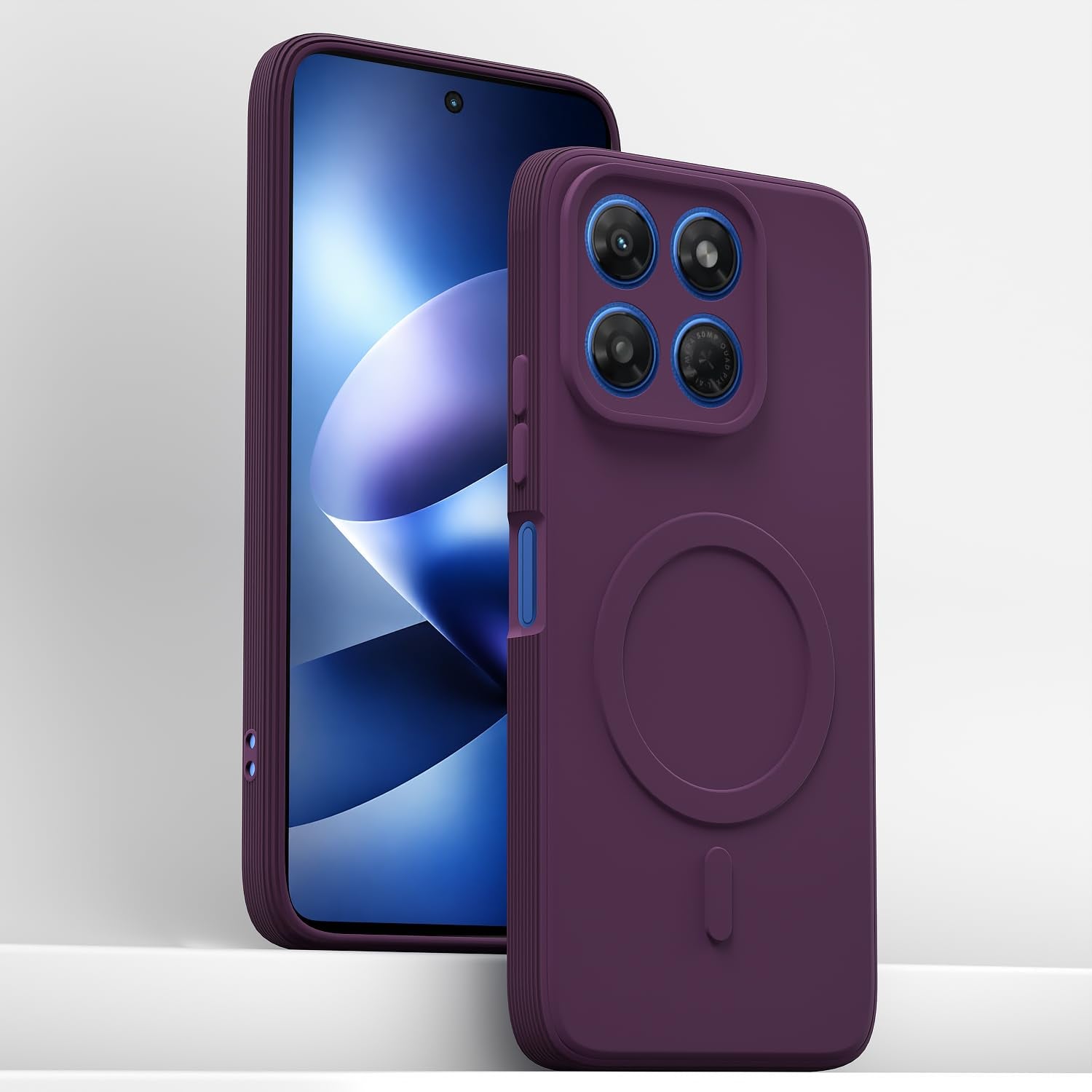Pikkme purple MagSafe mobile cover for Moto G37 Power 5G – photo 2