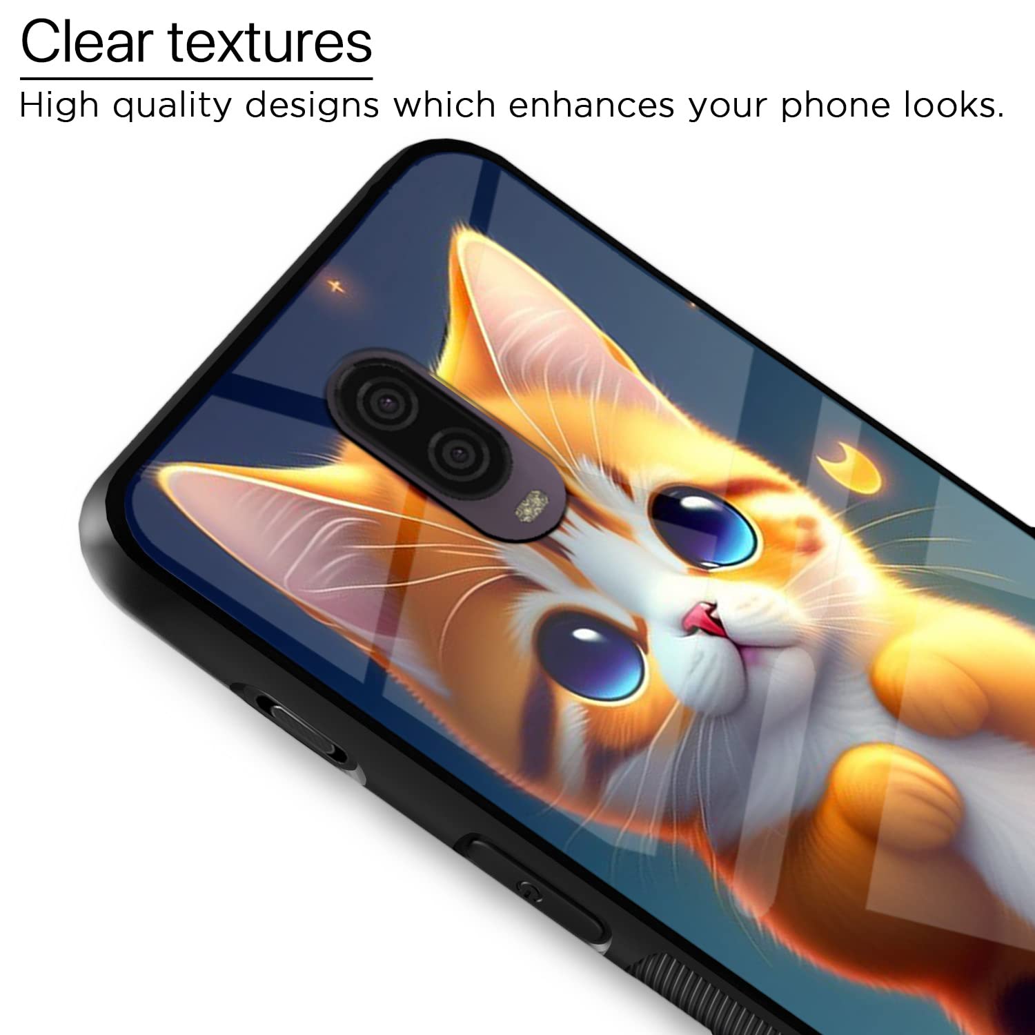 Pikkme Cat mobile back cover for OnePlus 6T – photo 4