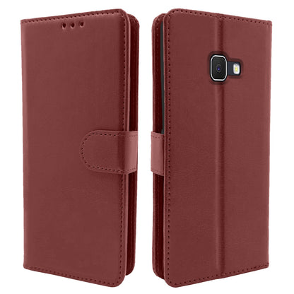 Pikkme brown flip case for Samsung J7 Prime
