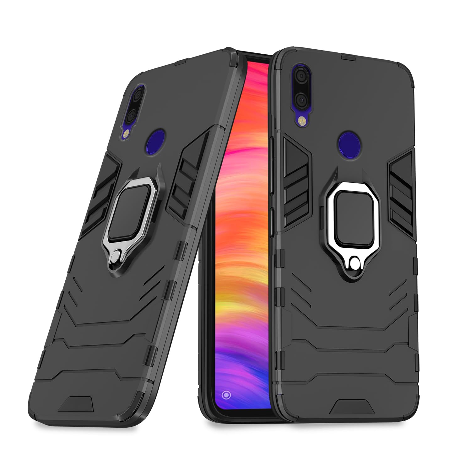  Redmi Note 7 / Note 7 Pro/Note 7s D5 Tough Armor Back Cover - Black
