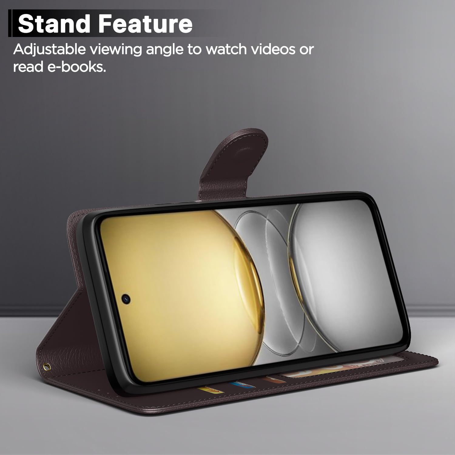 Coffee Wallet flip case for Realme C75 – Pikkme – photo 3