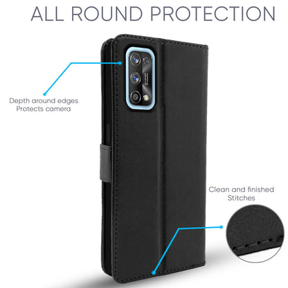 Pikkme Realme 7 Pro black wallet flip cover – photo 2