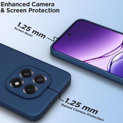 Pikkme Oppo F29 5G Soft Matte Silicone Shockproof Case (Blue)